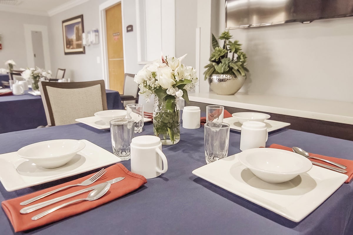 the common dining room at Gateway