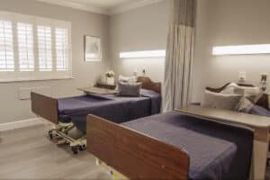 a semi-private room at Gateway