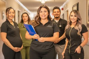 several nurses standing in the hallway at Gateway