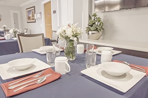 common dining area at Gateway